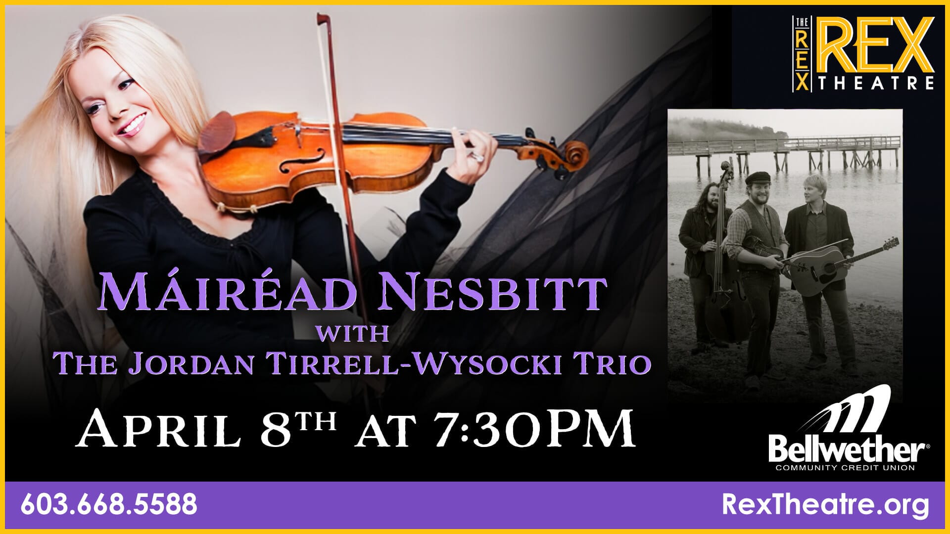 Máiréad Nesbitt with the Jordan TirrellWysocki Trio The Palace Theatres